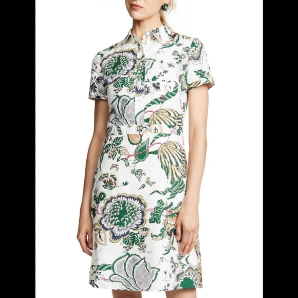 Tory Burch Happy Times White Dress